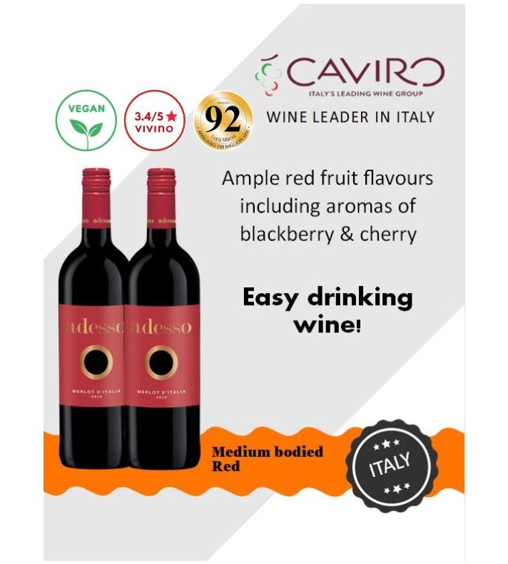 Caviro Merlot, Adesso – Profile Wine Group